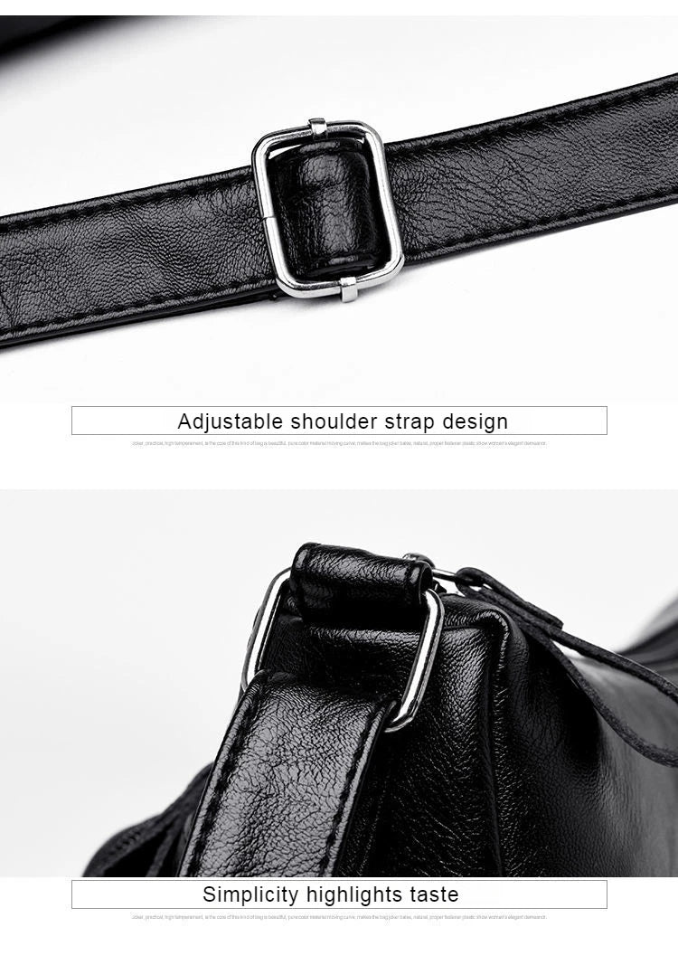 Women's bag Pu multilayered soft leather ladies fashion
