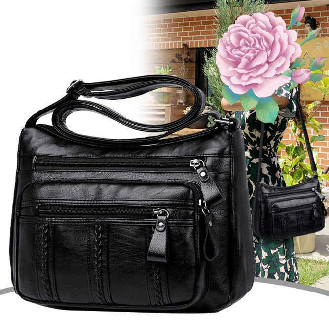 Women's bag Pu multilayered soft leather ladies fashion