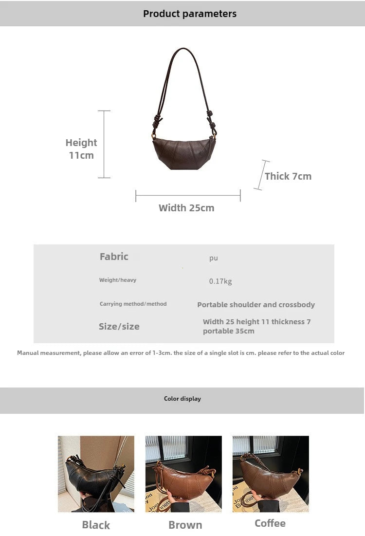 Velvet Material Zipper 2025 High Quality Shoulder Bag